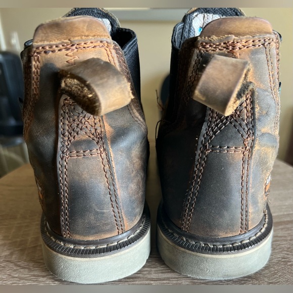 Ariat Work Composite Toe Chelsea Boots Oil Resistant Size 6.5 - Picture 2 of 8